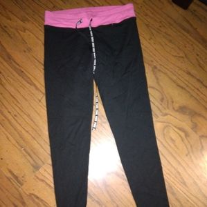 Victoria secrets pink leggings joggers xs